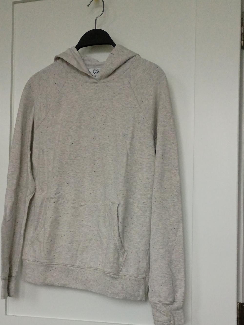 Athleta Light Cream Hooded Pullover Sweatshirt - Kids